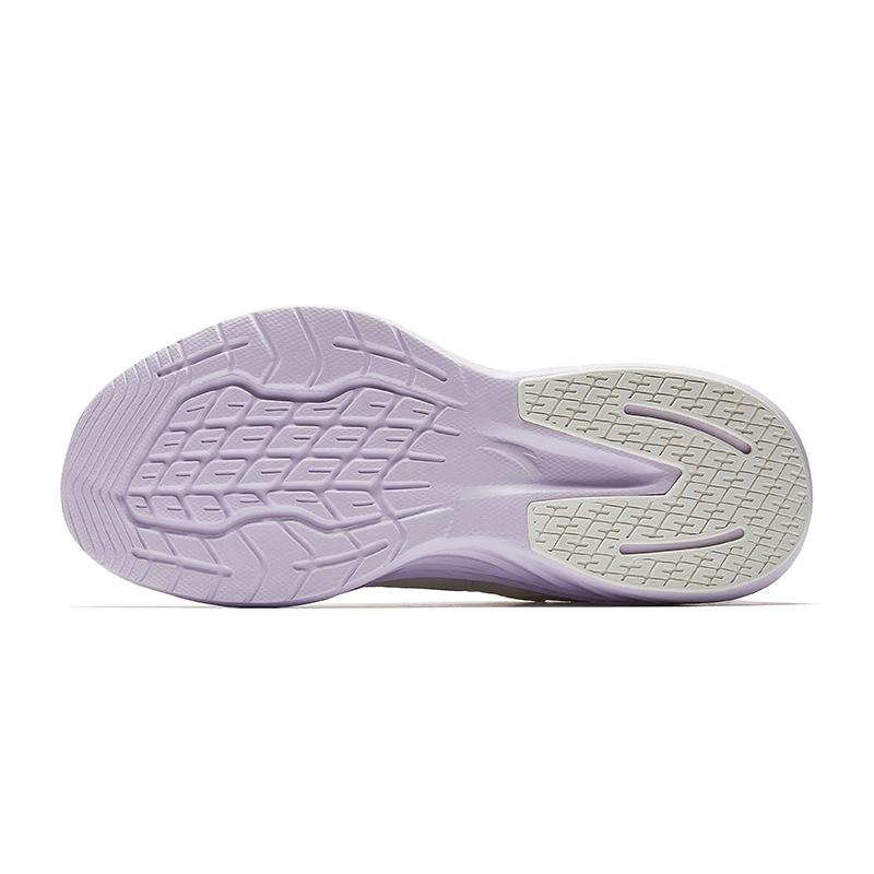 Anta Lingyu Lightweight Breathable Low-Top Casual Running Shoes Women Sneaker White Purple 922525522-1