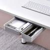 Plastic Under Desk Drawer Invisible Stationery Organizer Multifunctional Hidden Storage Box  School