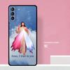 Virgin Mary And Jesus Heart Phone Case For Samsung Galaxy S23 Ultra Plus S21 S22 Ultra S20 FE S9 S10 Note 10 20 Ultra