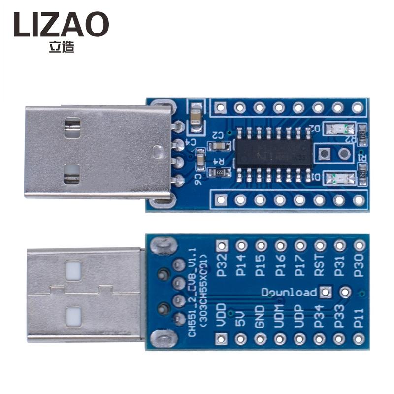 LIZAO CH111 CH111 Microcontroller Core Module USB Serial Port 11 MCU Development Board for DIY Programming Project