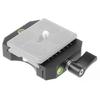 Aluminum Alloy Quick Release Plate Tripod Gimbal Base 3/8 to 1/4 Screw Mount