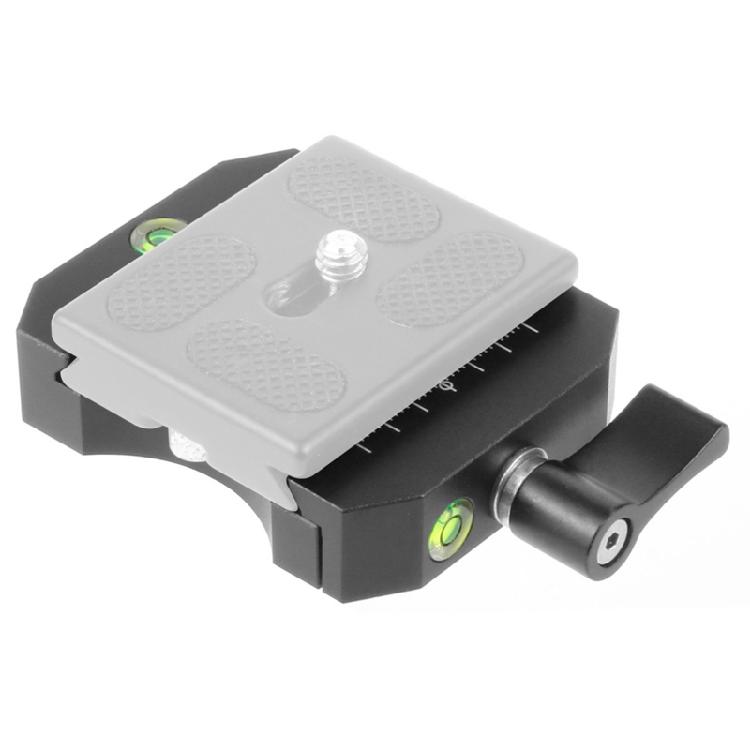 Aluminum Alloy Quick Release Plate Tripod Gimbal Base 3/8 to 1/4 Screw Mount