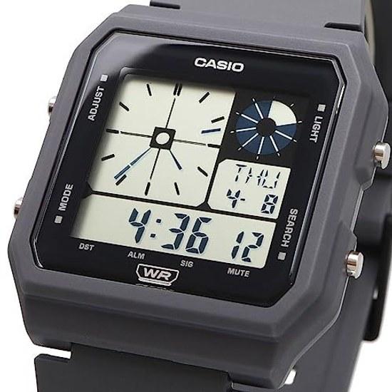 Casio Standard Analog Display Digital Wristwatch LF-20W-8A2 Unisex Gray Overseas Model
