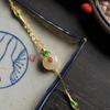 925 Sterling Silver Bracelet For Women Color Painting Craft Immortal Retro Style Light Luxury High Sense Bracelet Women 'S New