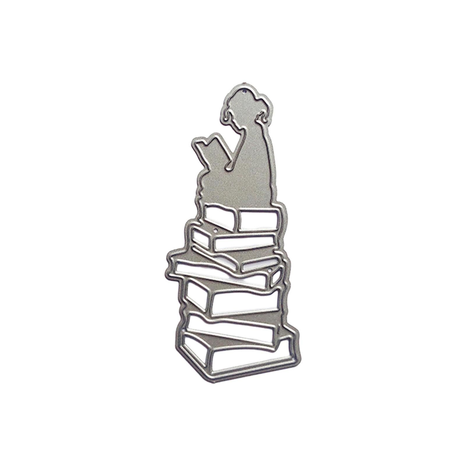 

Книжные вырубные штампы Металлические вырубные формы Трафареты для тиснения для DIY Скрапбукинга Альбом Открытка Фото Украшение Шаблон Форма MH748