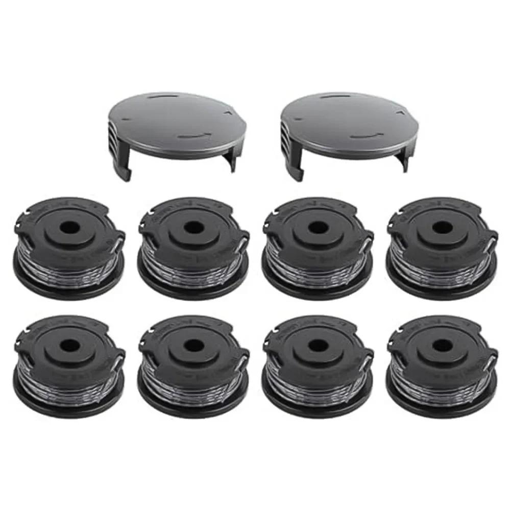 Replacement Spools & Protective Covers for Bosch Trimmers 8 Spools 2 Covers Compatible with ART 23 SL ART 26 SL