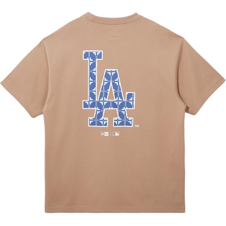 New Era SS25 MLB Los Angeles Dodgers Loose Breathable Vintage Crew Neck Fashion Short Sleeve T-Shirt Unisex tops 14529258