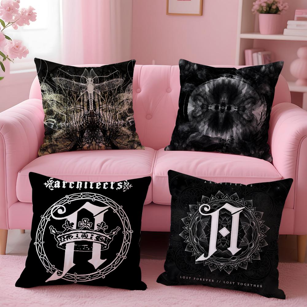 a-Architects band Cushion Cover Comfortable Reversible Pillow Cover Ideal for Car Sofa Bedroom & Beyond