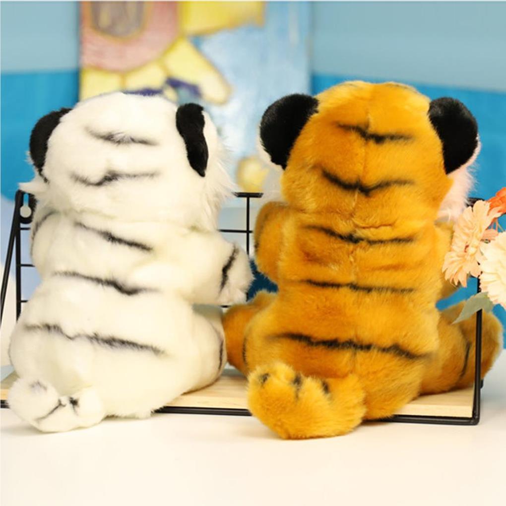 Tiger Hand Puppet Kids Plush Playthings Interesting Stuffed Animals Toys Plush Toy Birthday Gift Story Telling Decoration