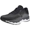 Mizuno Wave Sky 5 Running Size for and Training Shoes, Lightweight, Men's, Black/Black, 28.0 cm, 4E, Jogging, Marathons, Sports,