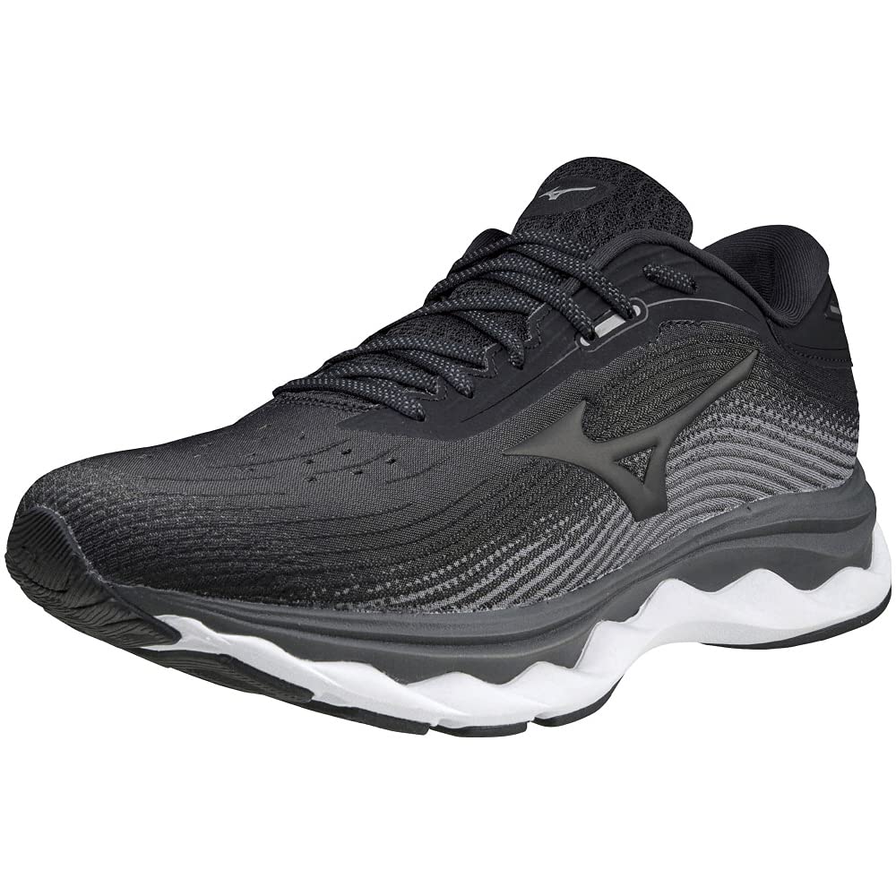 Mizuno Wave Sky 5 Running Size for and Training Shoes, Lightweight, Men's, Black/Black, 28.0 cm, 4E, Jogging, Marathons, Sports,