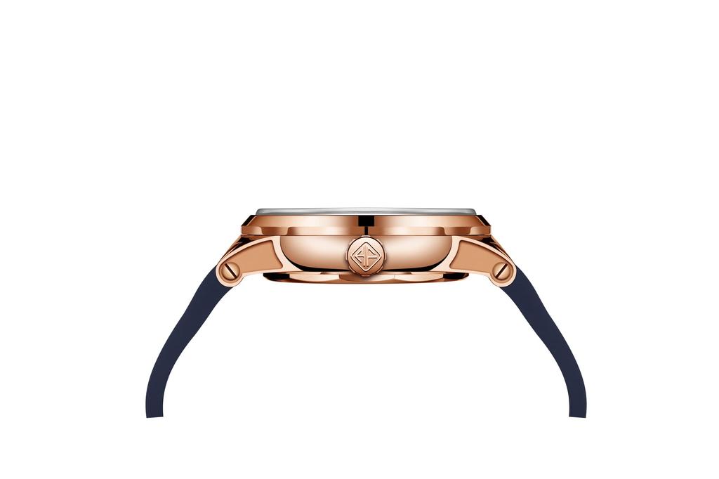 HAOFA Watch Carcel Watch Mechanical Manual Winding 3D Dial Golden Dragon Diamond Watch Waterproof Rubber Strap Luxury Gentleman Gift for Men Men's