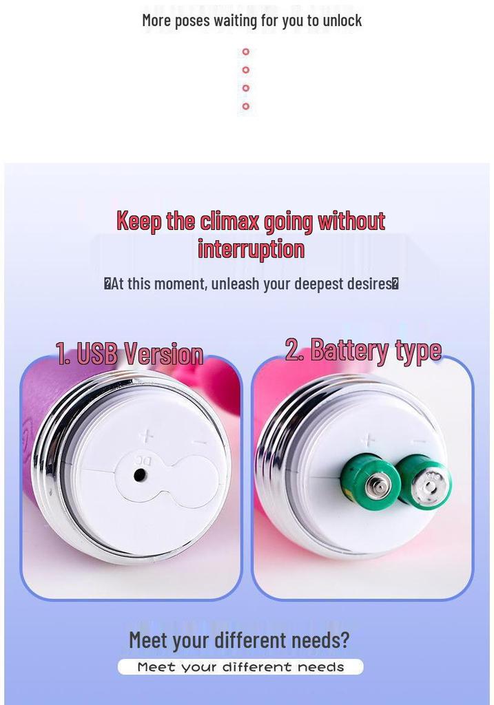 LocknLock Rechargeable AV Dual Vibration Silent Massager for Women