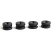4PCS Motorcycles Top Rear Luggage Box Case Trunk Bushing Pad Spacers Buckle Quick Fixing Kits (Type I)