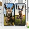 Funny Donkey Animal Soft Phone Case for Samsung A17 A37 A57 A16 A26 A36 A56 A15 A25 A35 A55 A14 A24 A34 A54 A13 A23 A33 A53 A52
