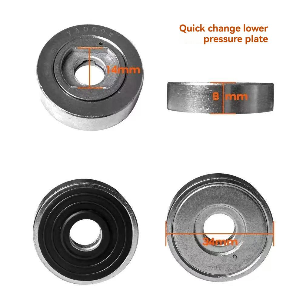 M14 Thread angle grinder self-locking pressing plate Angle Grinder Quick release Flange Nut Clamping Power Chuck Tools Parts 1PC