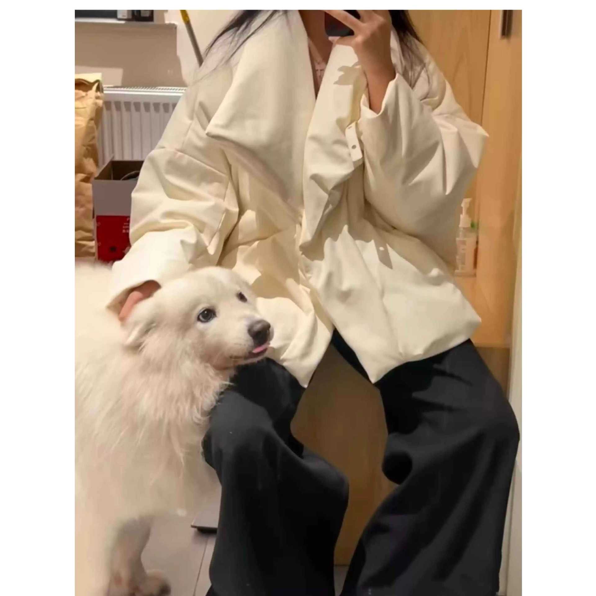 

Короткая куртка с хлопковой подкладкой Женская Зимняя Новинка Новая Экзотическая Нишевый Дизайн Маленькое Пальто XL