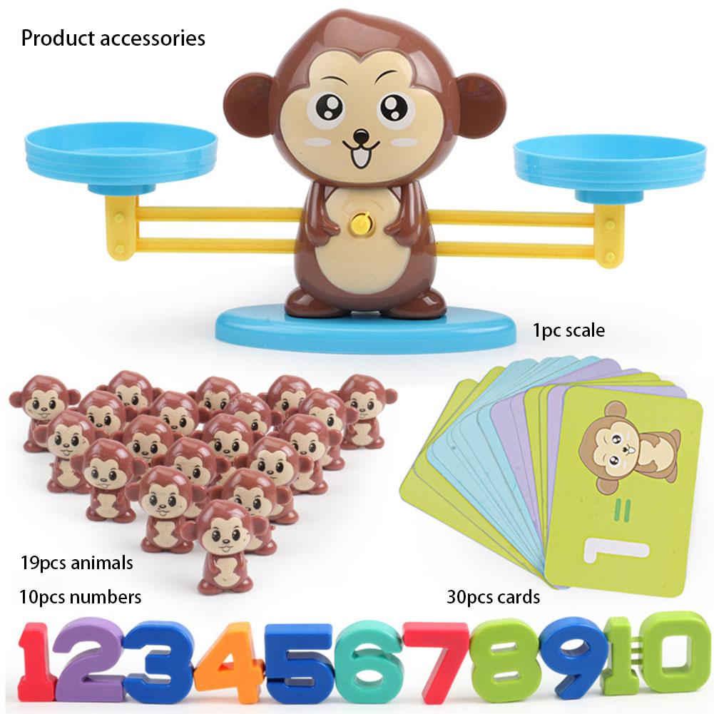 Learning Toys for 0-3 Years Old Animal Puzzle Early Education Math Balance Math Toys for Game Kids