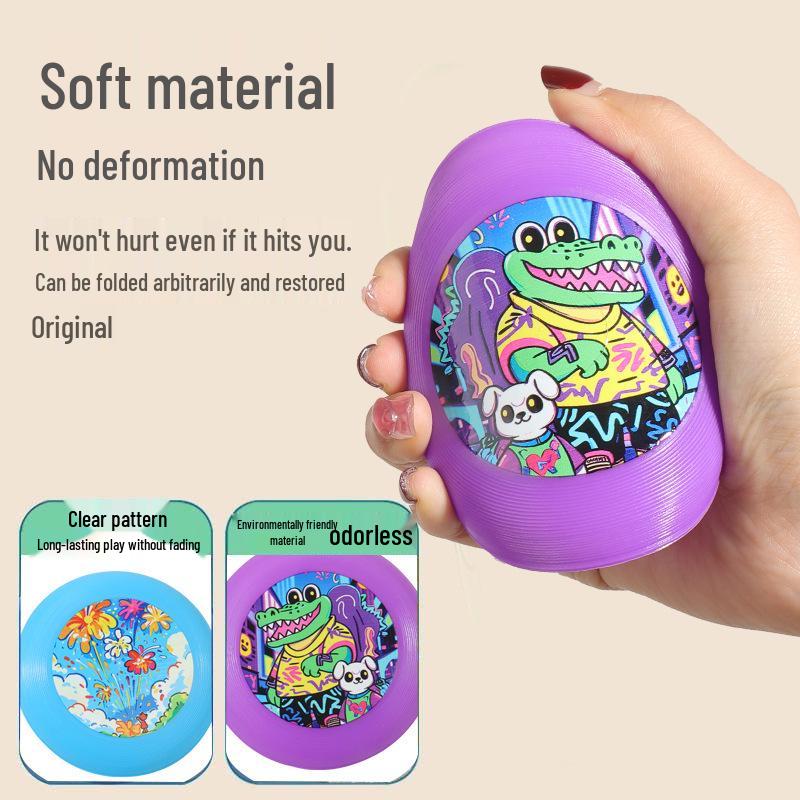 Creative Cartoon Frisbee Toy for Pets and Kids – Interactive Outdoor Competition
