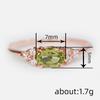 Simple light luxury Korean ring for women, elegant engagement wedding ring, gentle single ring