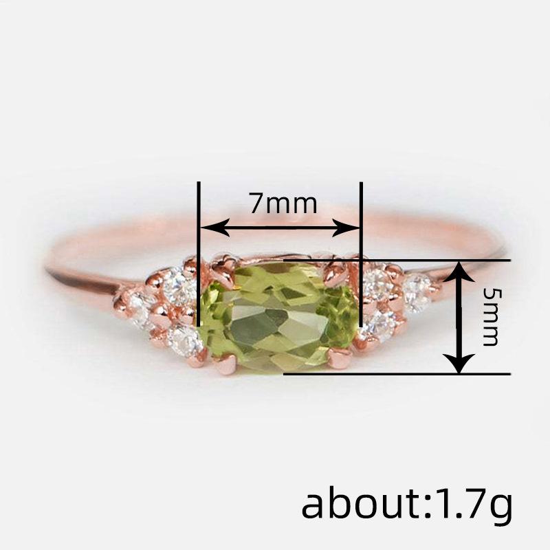Simple light luxury Korean ring for women, elegant engagement wedding ring, gentle single ring