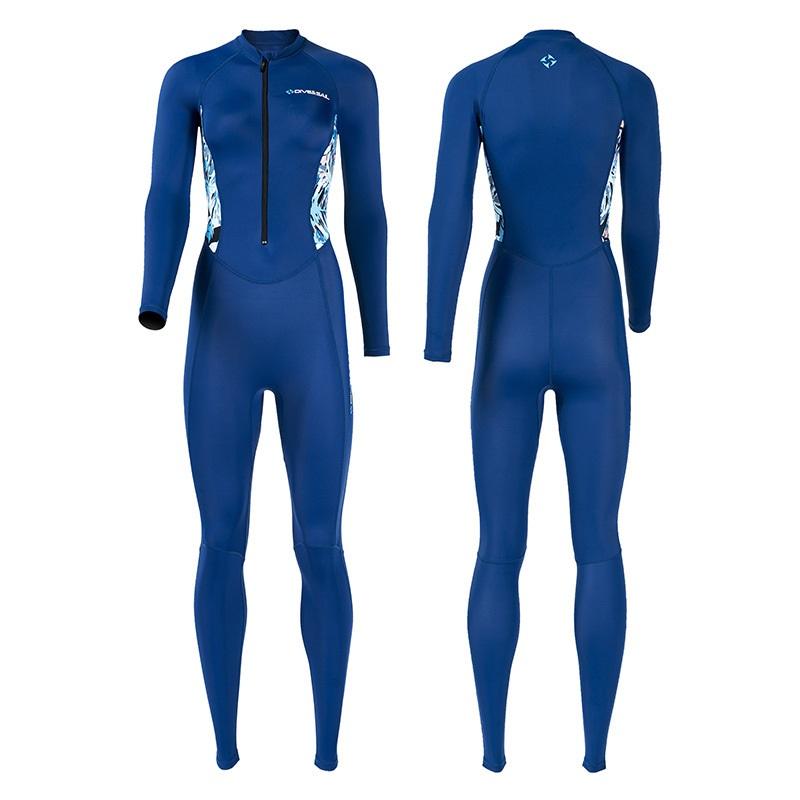Women Full Body Swimsuit Rash Guard Lycra Thin Wetsuit One Piece Swimwear Zipper Long Sleeve Diving Skin Beachwears Sun Protect