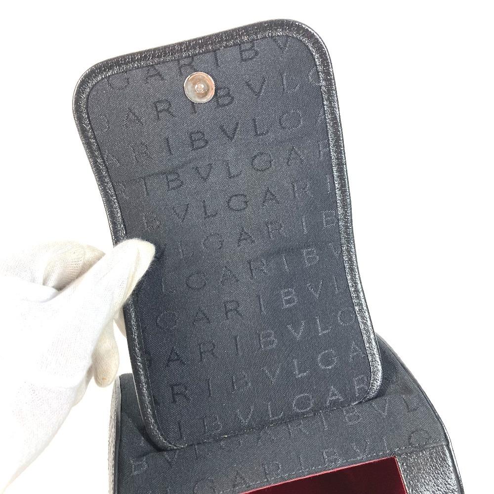 Bvlgari BVLGARI BVLGARI Logo Bag Flap Drum Type Shoulder Bag Hand Bag