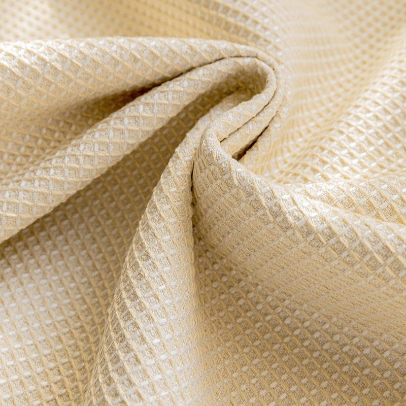 Waffle Solid Color Universal In All Seasons, Light, Non-Slip, Fashionable And Simple, Nordic Light Luxury Sofa, Seat Cushion Cover, Cover Cloth Towel