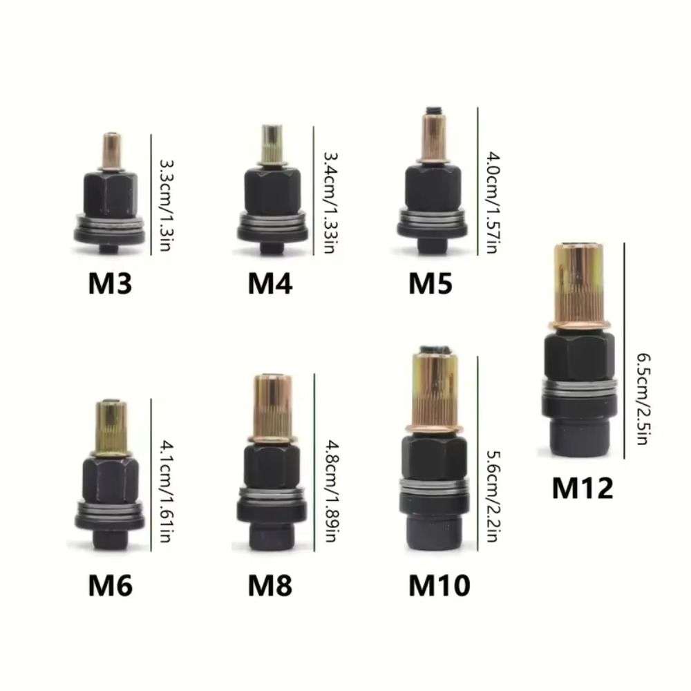 Quick-Install Hand Rivet Nut Tool Steel Nuts Rivet Nut Manual Rivet Tool  Mechanical Assembly