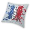 Artistic French Flag Throw Pillow Cover Throw Pillow France Awesome Cushion Covers