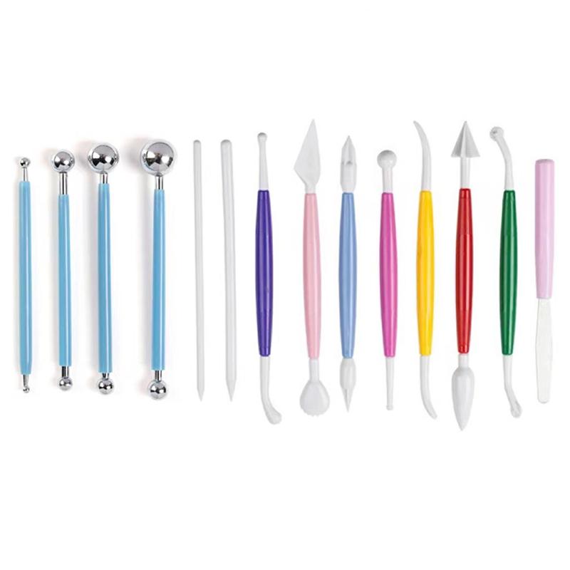 

14 шт. Инструменты для глины Цветная ручка Легкий Набор инструментов для лепки из моделина для DIY Животных