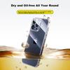 Baseus IPhone 15 Case, Corning Glass Ultra-Thin Shockproof Full Protection Transparent Premium Trendy Phone Cover for Men And Wome