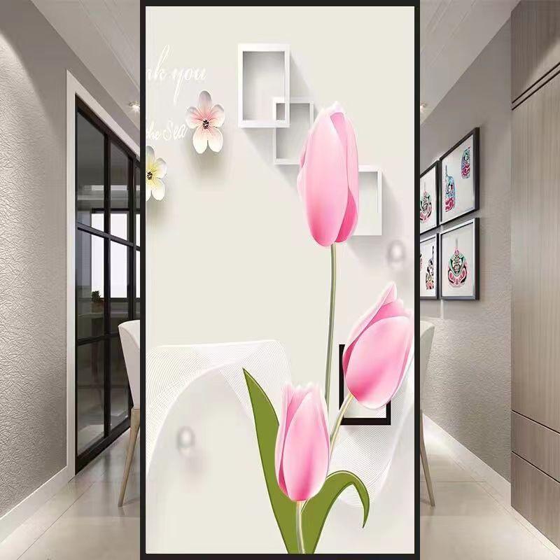 Glue-free Frosted Window Glass Sticker Living Room Bedroom Bathroom Translucent Opaque Bathroom Door Anti-peeping Film
