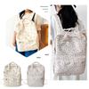Women College Student Backpack Large Capacity Canvas Casual Floral Backpack Adjustable Strap Teenage Girl Bag