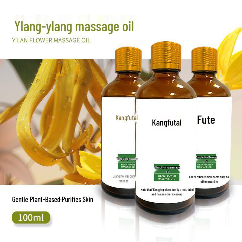 Aphrodisiac Ylang Ylang Aromatherapy Massage Oil - 100ml Essential Oil for Couples