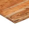Wall Shelf 40 x 40 x 2.5 cm Square Solid Acacia Wood with Natural Edge