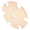 Wooden Wine Glass Drying Rack and Bottle Holder Wine Storage for 6 Glass And 1 Wine Bottle