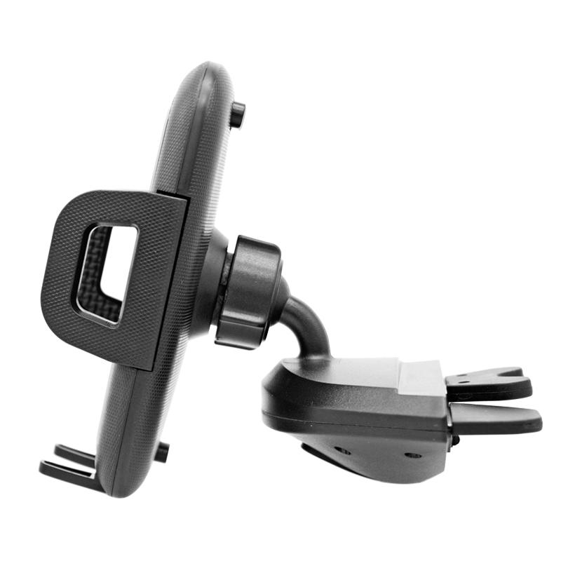 Cell Phone Holder for Car, CD Slot Car Phone Mount, One Button Release Easy Installation CD Player Car Phone Holder Mount