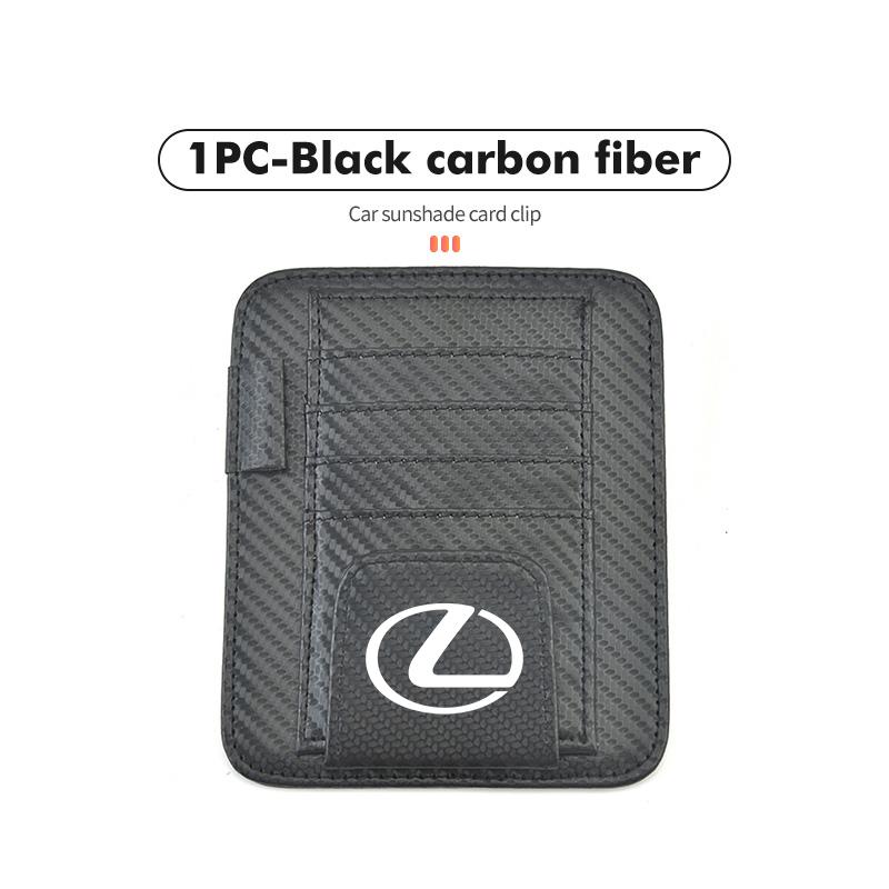 

For Lexus Car Sun Visor Wallet Card Bag Cover Sunglasses Holder Auto Accessories CT ES GS NX IS250 RX350 IS200 LX570 UX250h
