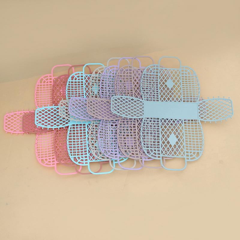 Plastic Portable Shopping Basket Fruit Vegetable Basket Bathroom Organizer Sundry Storage Foldable Bath Basket Soft