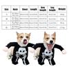 Halloween Costumes For Dogs Glow In The Dark Skull Spooky Costume Dog Clothes Pet Clothes Novelty Funny Halloween Pet Costumes