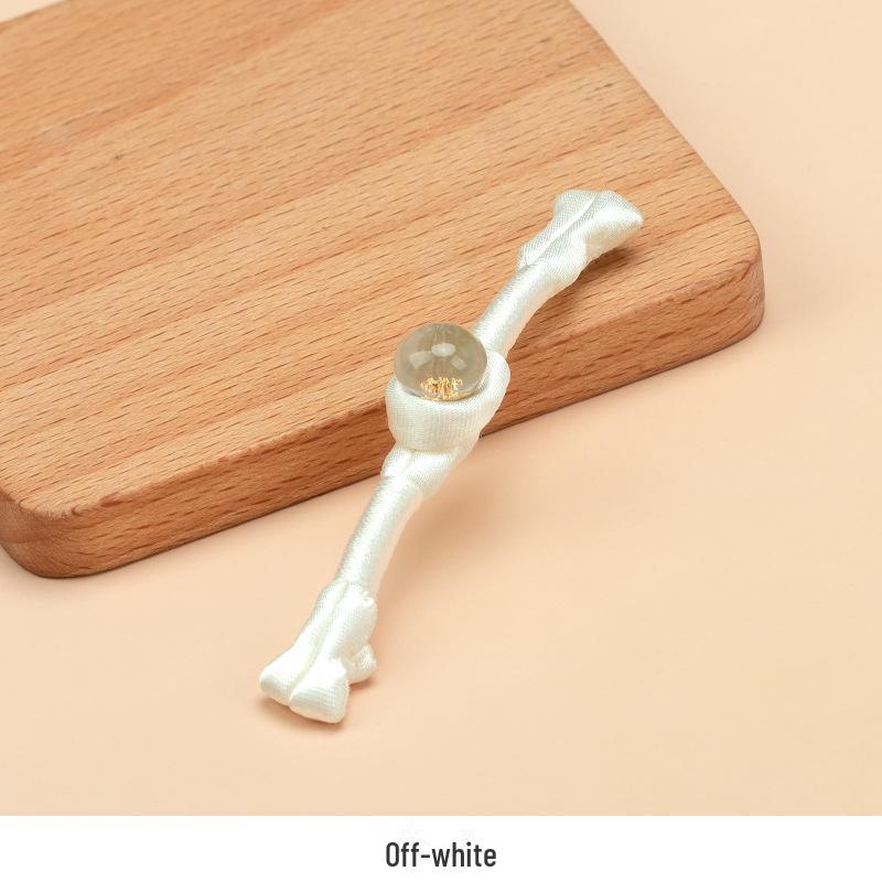 Hengmeihe Ręcznie Robiony Koralikowy Guzik Cheongsam ze Złotej Folii z Wykończeniem Złotą Nicią