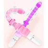 Silicone Soft Double Penetration Vibrator Sex Toys For Women Couples Strapon Dildo Anal Plug G Spot Stimulator Vagina Massage