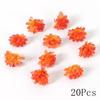 Autumn Orange Artificial Flowers Silk Fake Flowers for Home Room Decor Garden Wedding Decoration Bouquet Wreath Gift Accessories