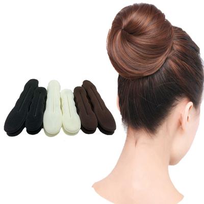 4 Stück Magischer Donut Duttmacher DIY Damen Haaraccessoires Flechtstyling Haarnadeln Haarspangen Twist Haarspangen Frisur Flechtwerkzeuge