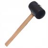 Rubber Hammer 0.5Kg Wooden Handle 30cm 500g