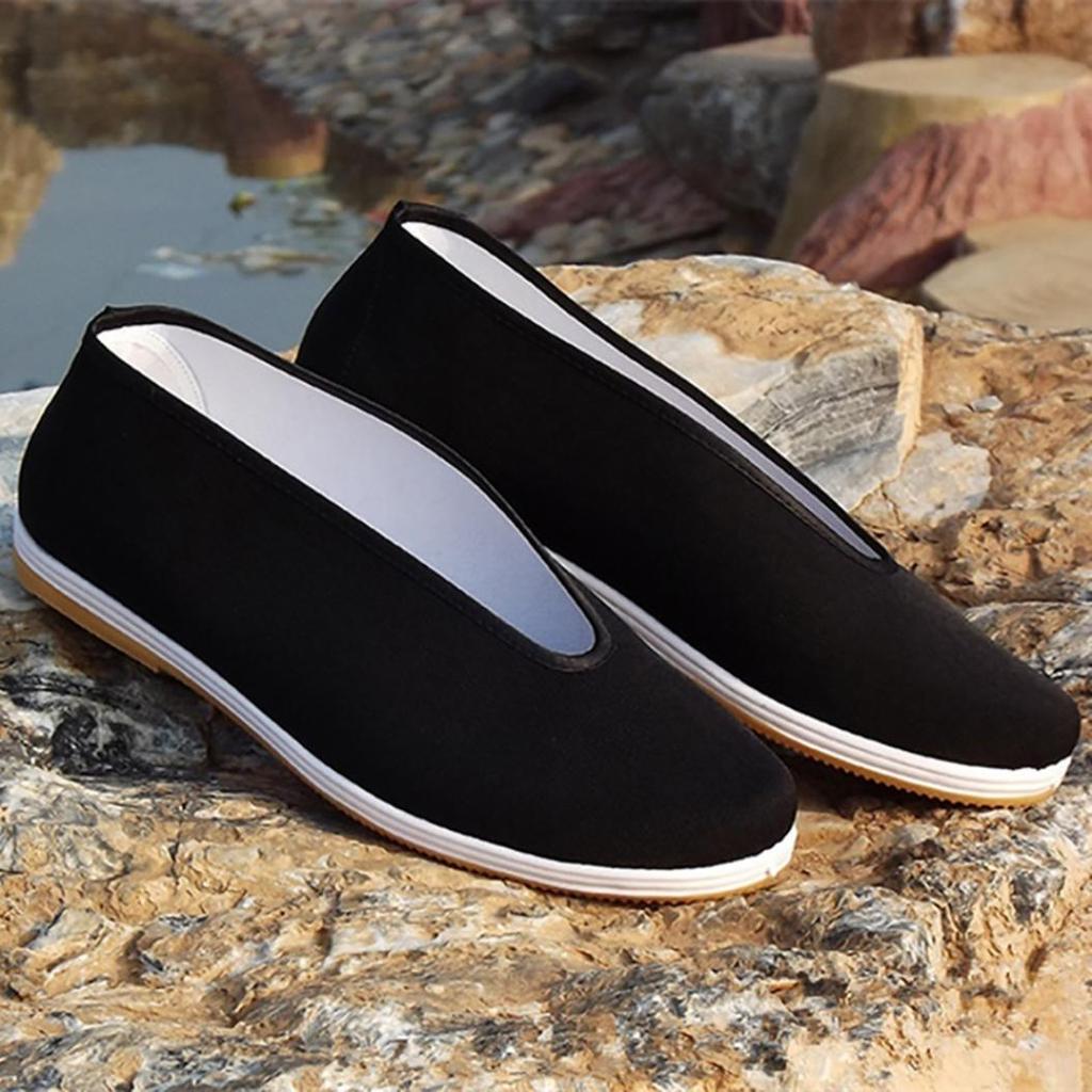 Men's Traditional Chinese Kung Fu Cotton Cloth Tai-chi Old Beijing Casual Shoes