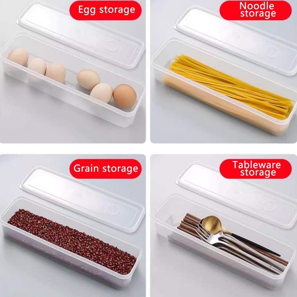Cilantro Scallion Storage Box kitchen Fridge Freshness Herb Organizer With Lid Noodles Eggs Vegetable Preservation Container