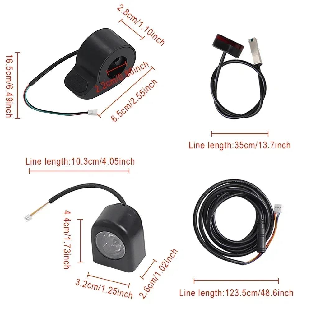 Motherboard Controller BT Speed Display with Brake Lever Throttle Front and Rear Lights Set for Xiaomi M365/Pro Electric Scooter Throttles 2