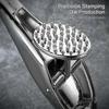 Garlic press, stainless steel garlic press, professional garlic press, dishwasher safe, garlic press with non-slip handle